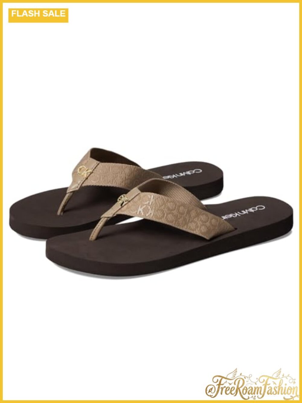 Calvin Klein Caluha Slip-On Flip Flop Sandals EVA Lightweight
